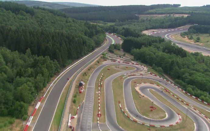 Spa-Francorchamps / Course / Belgium HD Stock Video Footage