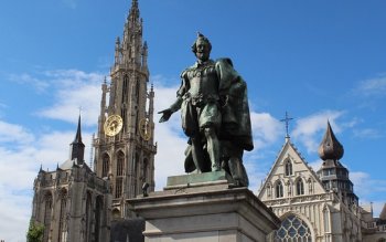 Antwerp statue