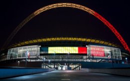 Brussels bombing: British landmarks illuminated in colours of Belgian flag