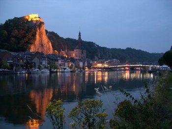 Geography Fun Facts for Kids on Belgium - the Dinant Skyline in Belgium