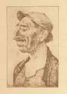 Portrait of Louis Delplancq drawn by Gustave Pierre